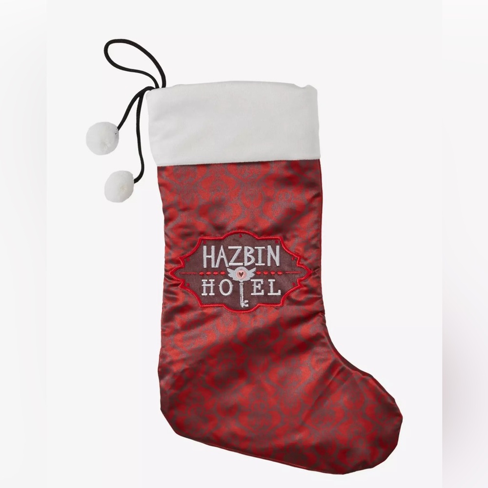 Hazbin Hotel Wallpaper Pom‎ Stocking Hot Topic Christmas Holiday